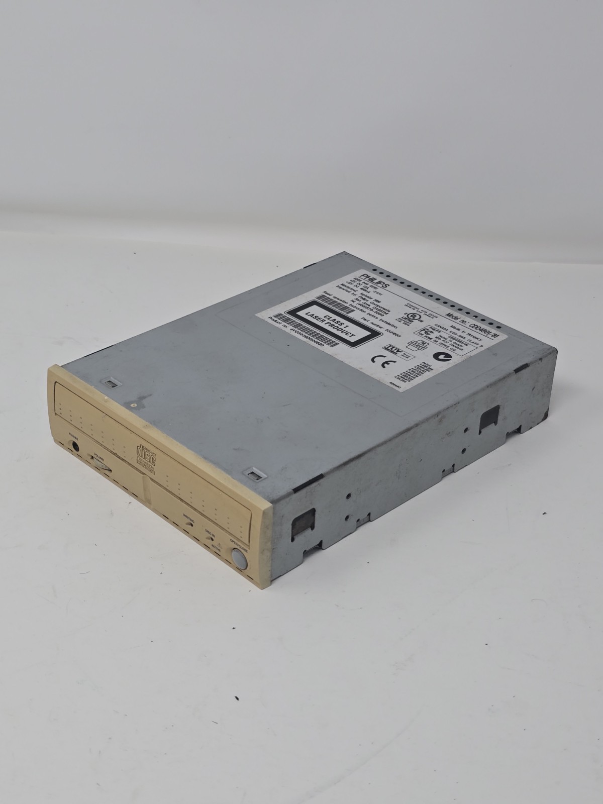 Philips CDD4801/81 Internal IDE CD-R/CD-RW Rewritable Drive Beige Vintage Tested