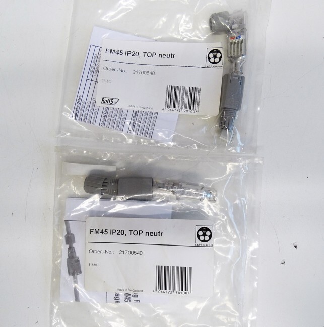 LAPP Group FM45 IP20, TOP neutral 21700540 RJ45 connector pack = 2 pcs. sealed
