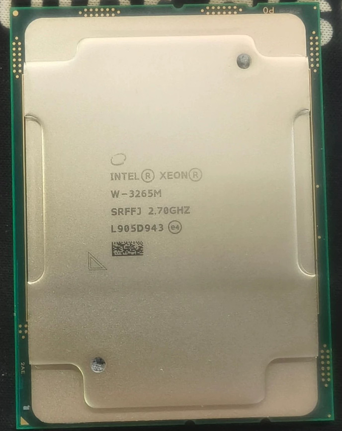 Intel Xeon w-3265m QS CPU processor 24-core 48-line 2.7ghz-4.6ghz 205w lga3647
