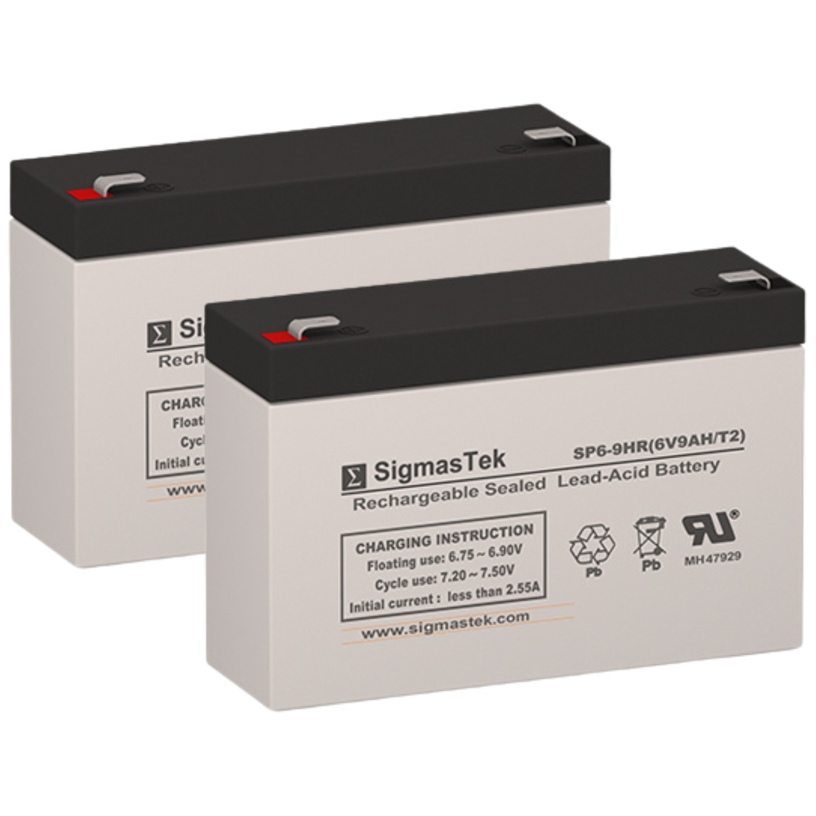 UPS Battery Pack for APC SMART-UPS SC SC450RM1U - 6V Sealed, Rechargeable, 2-PK