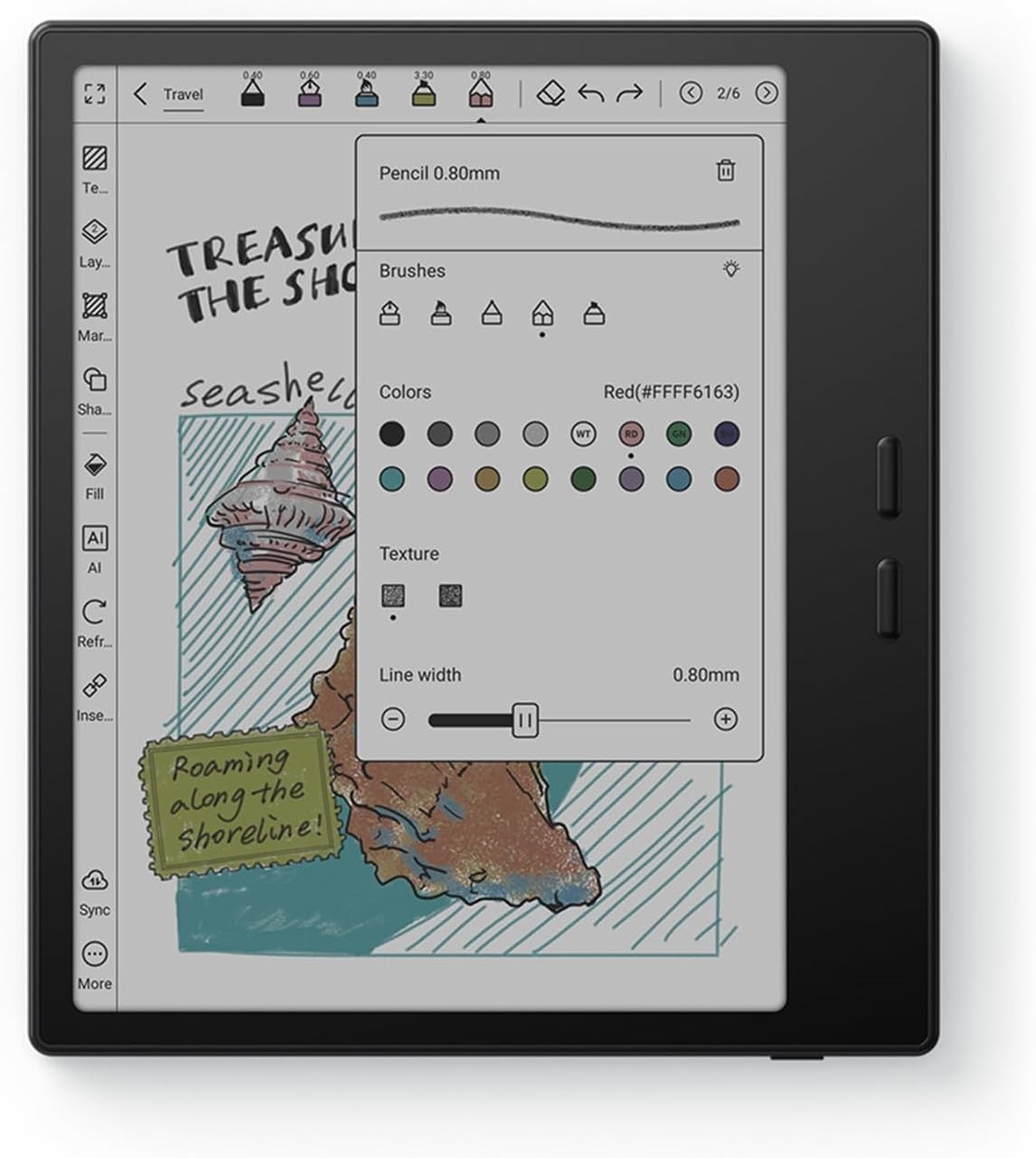 BOOX Go Color 7 Gen II E‑Ink Tablet 4G 64G Support Active Stylus InkSense Black