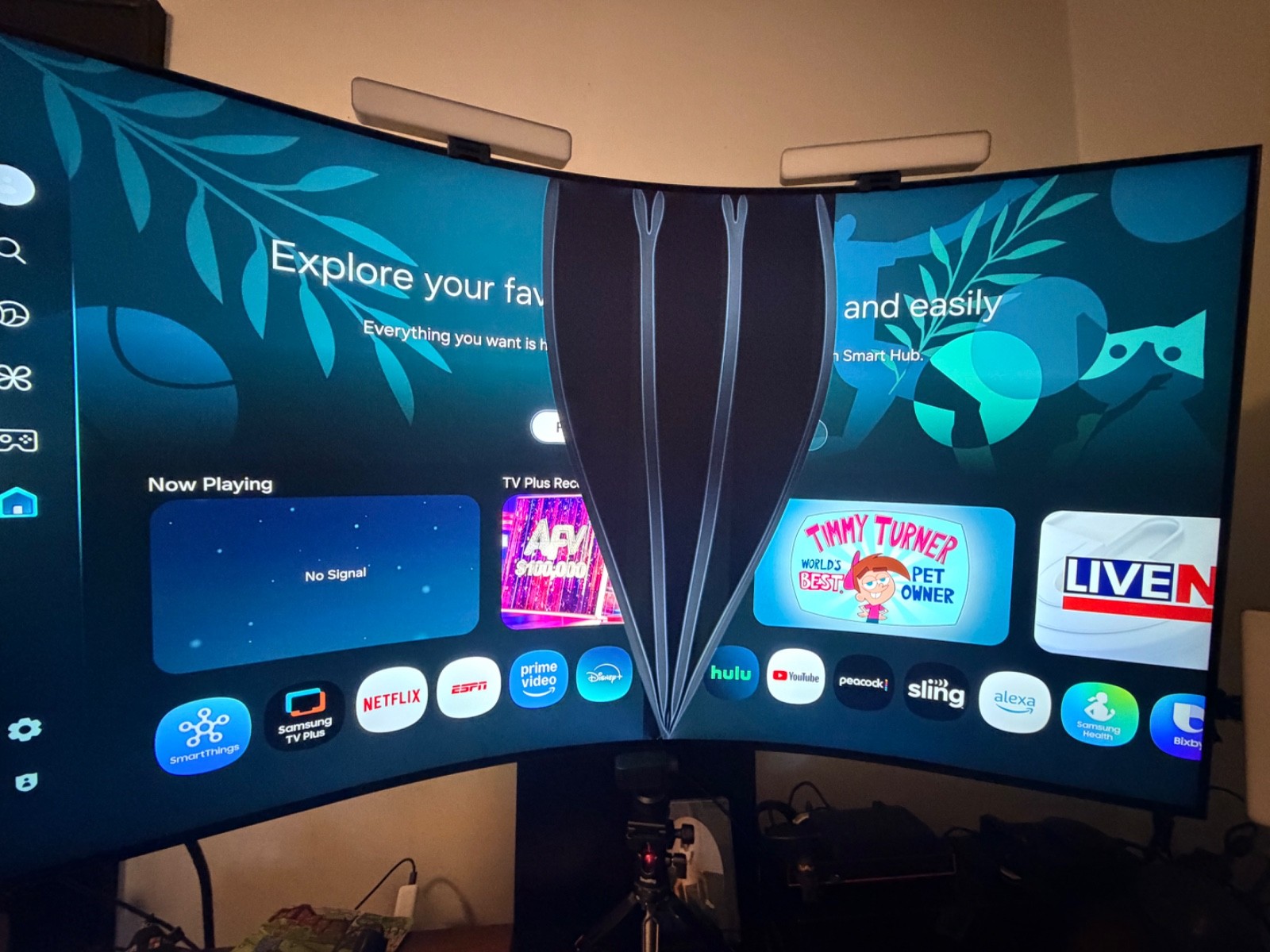 Samsung Odyssey Ark 2 55" 4K UHD 165Hz Quantum MiniLED Curved PARTS/Monitor ONLY