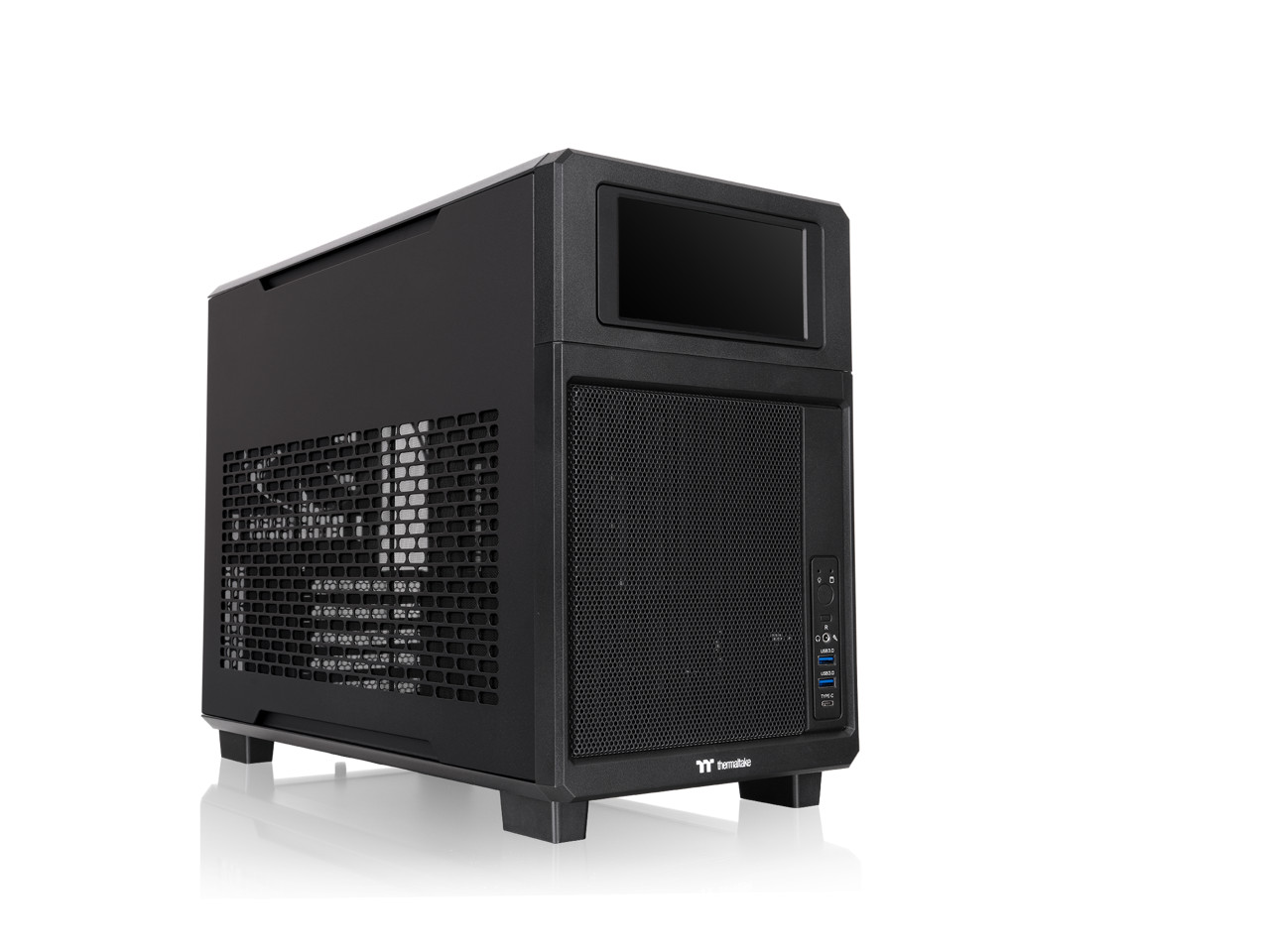 Thermaltake TR200; Preinstalled 6.0 Inch LCD Screen; Micro Chassis; 1x120mm PWM