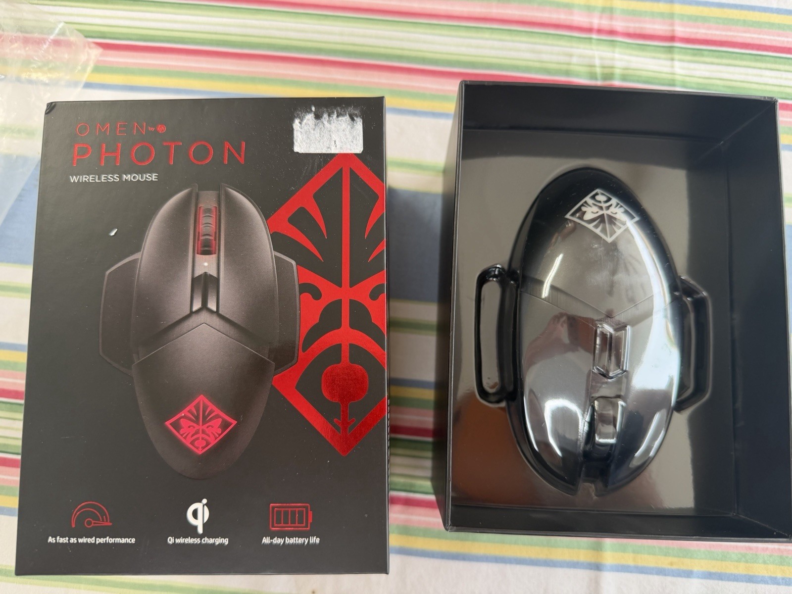 OMEN BY HP Phonton Wireless Gaming Mouse- 16000 DPI RGB QI Charging NEW