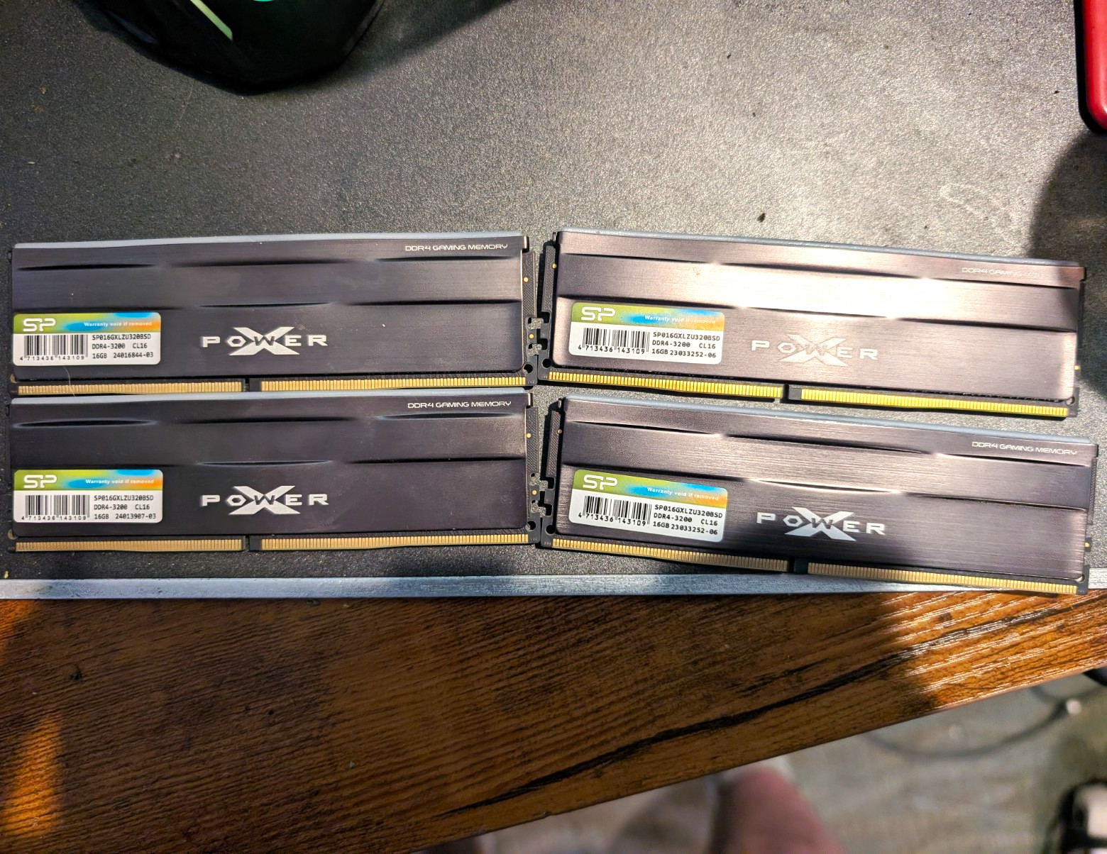 Silicon Power XPOWER Gaming 64GB (4x16GB) DDR4-3200 DIMM SP016GXLZU320BSC5