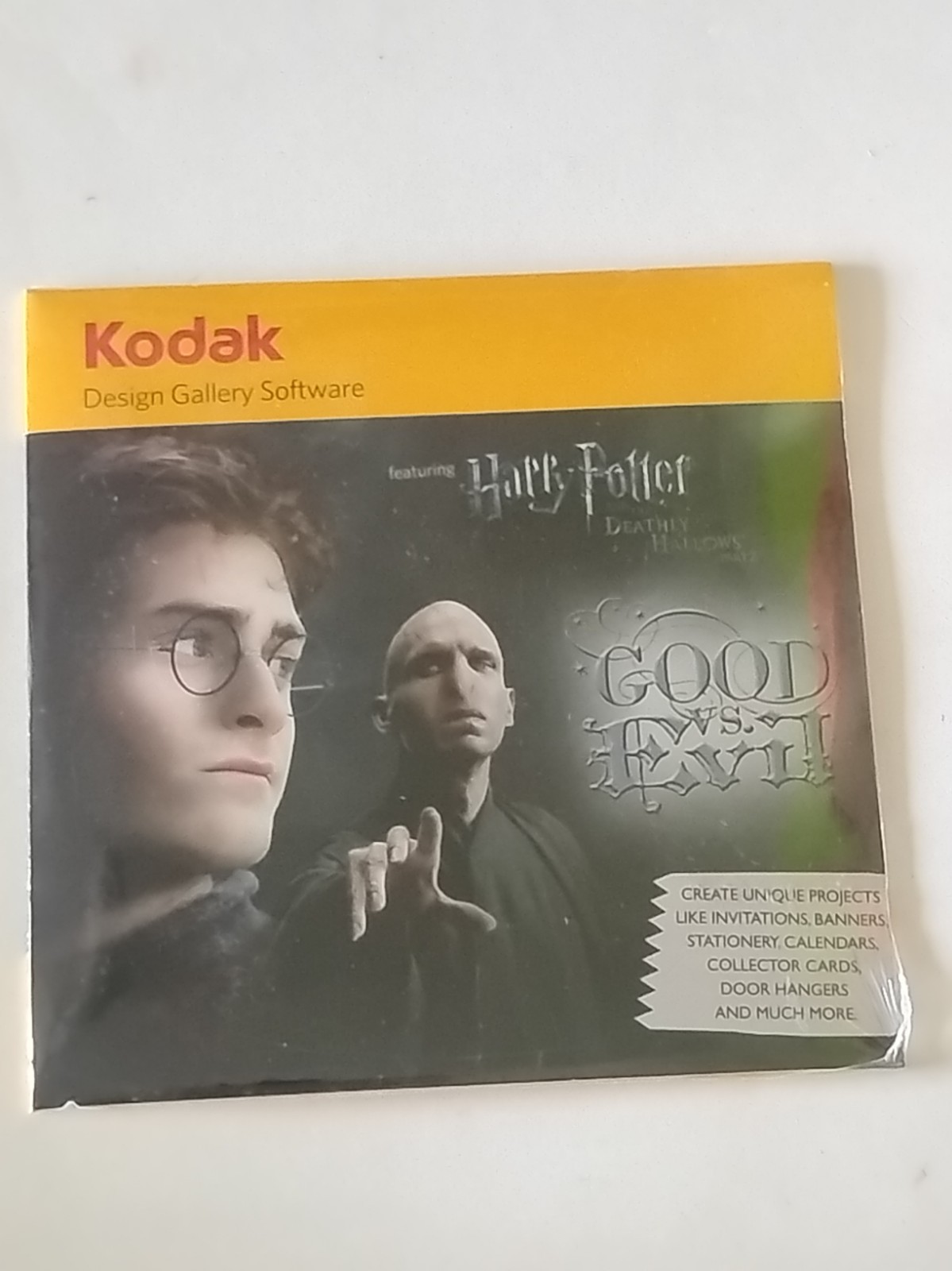 Sealed Kodak Design Gallery Software CD-ROM featuring Harry Potter 