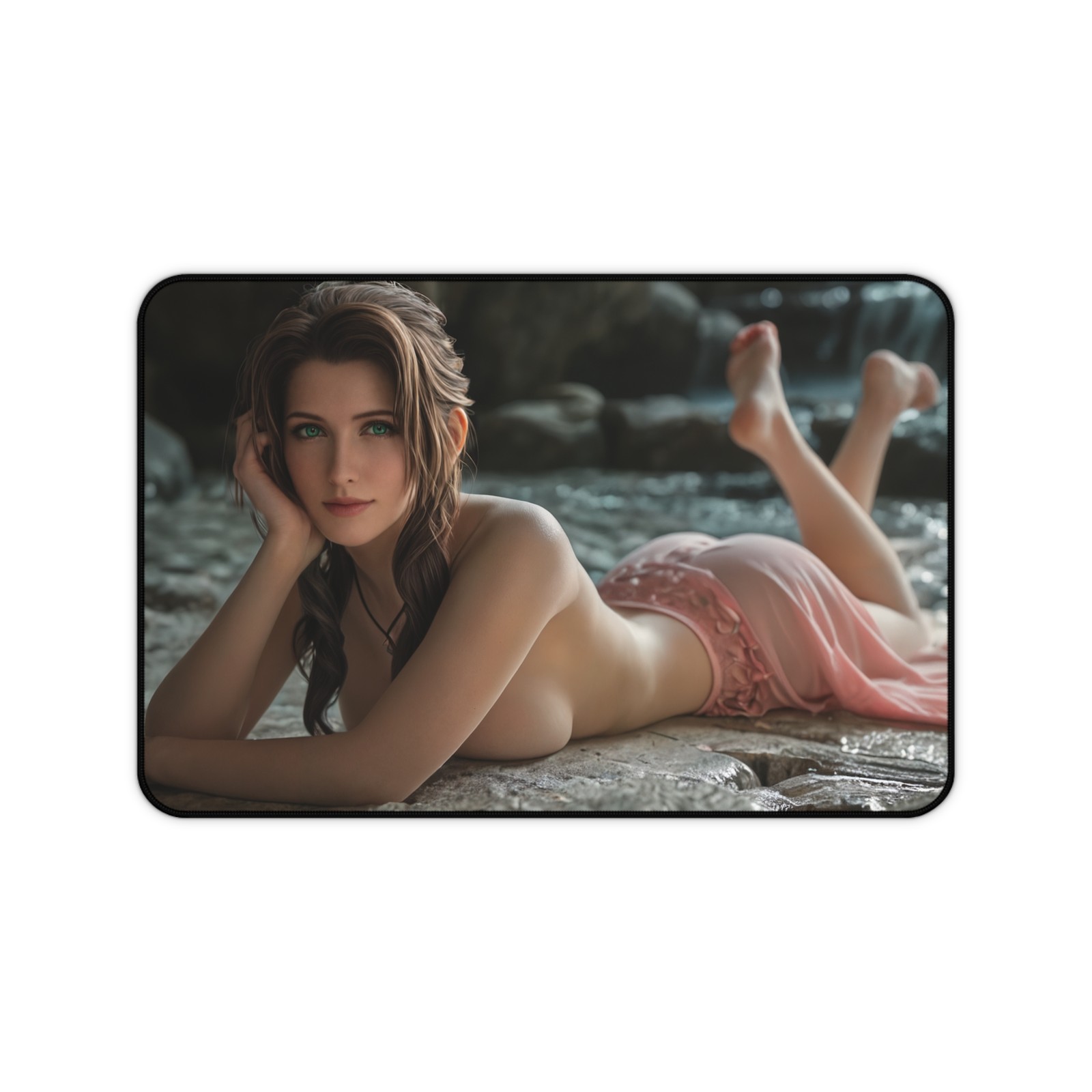 Aerith Mouse Pad, Final Fantasy Desk Mat, Gamer Gift