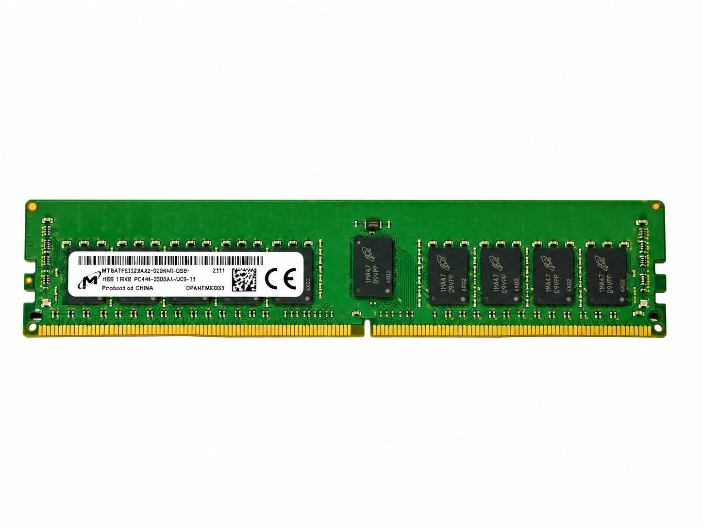 16GB Micron MTA18ASF2G72PZ-2G3B1QK 1RX4 PC4-2400T-RC1 PC4-19200 ECC Server RAM