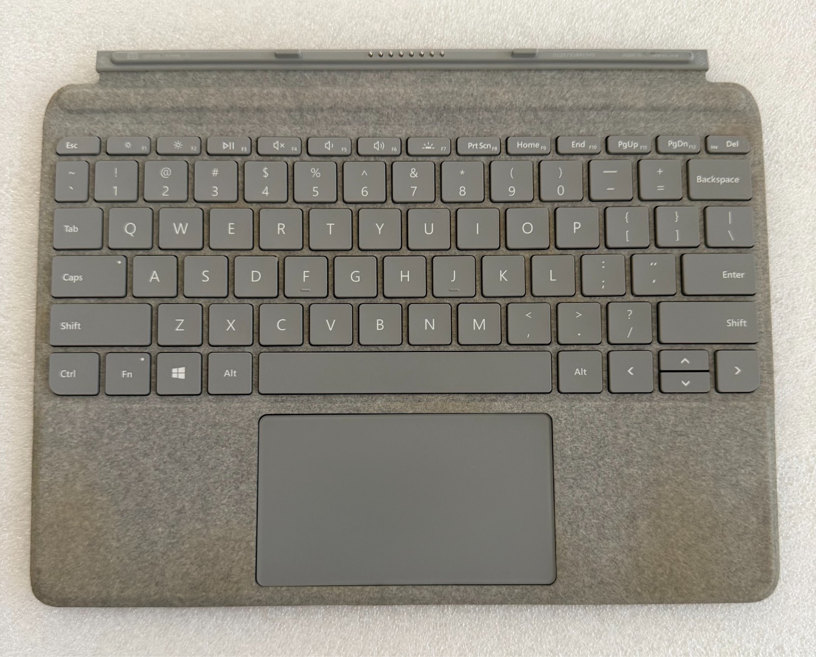 Microsoft  Surface Go 1 2 3 4 Type Cover  Keyboard 1840 -Gray**View pics.*#3M04
