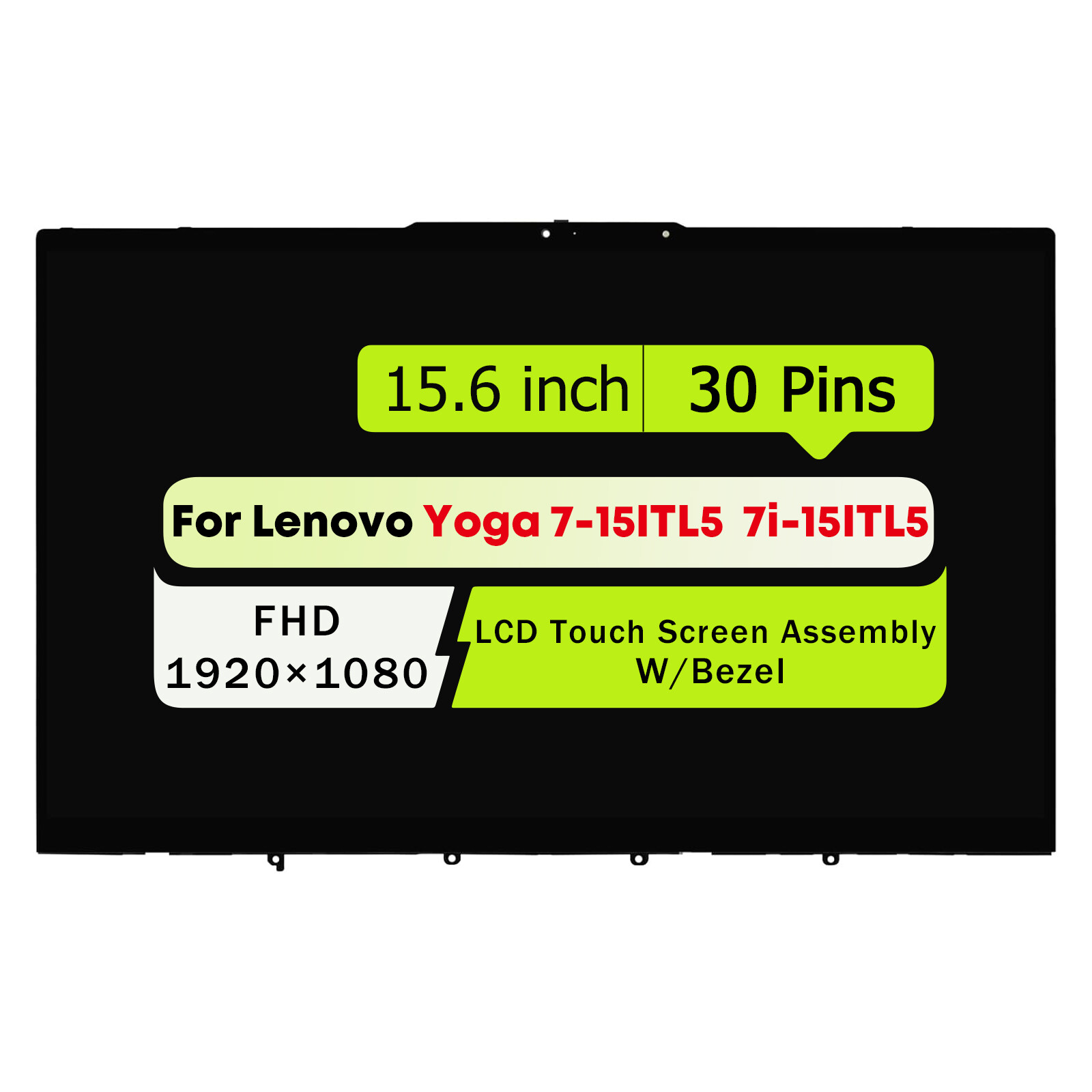 5D10S39687 LCD Touch Screen Display for Lenovo Yoga 7-15 7-15ITL5 7i-15ITL5 82BJ