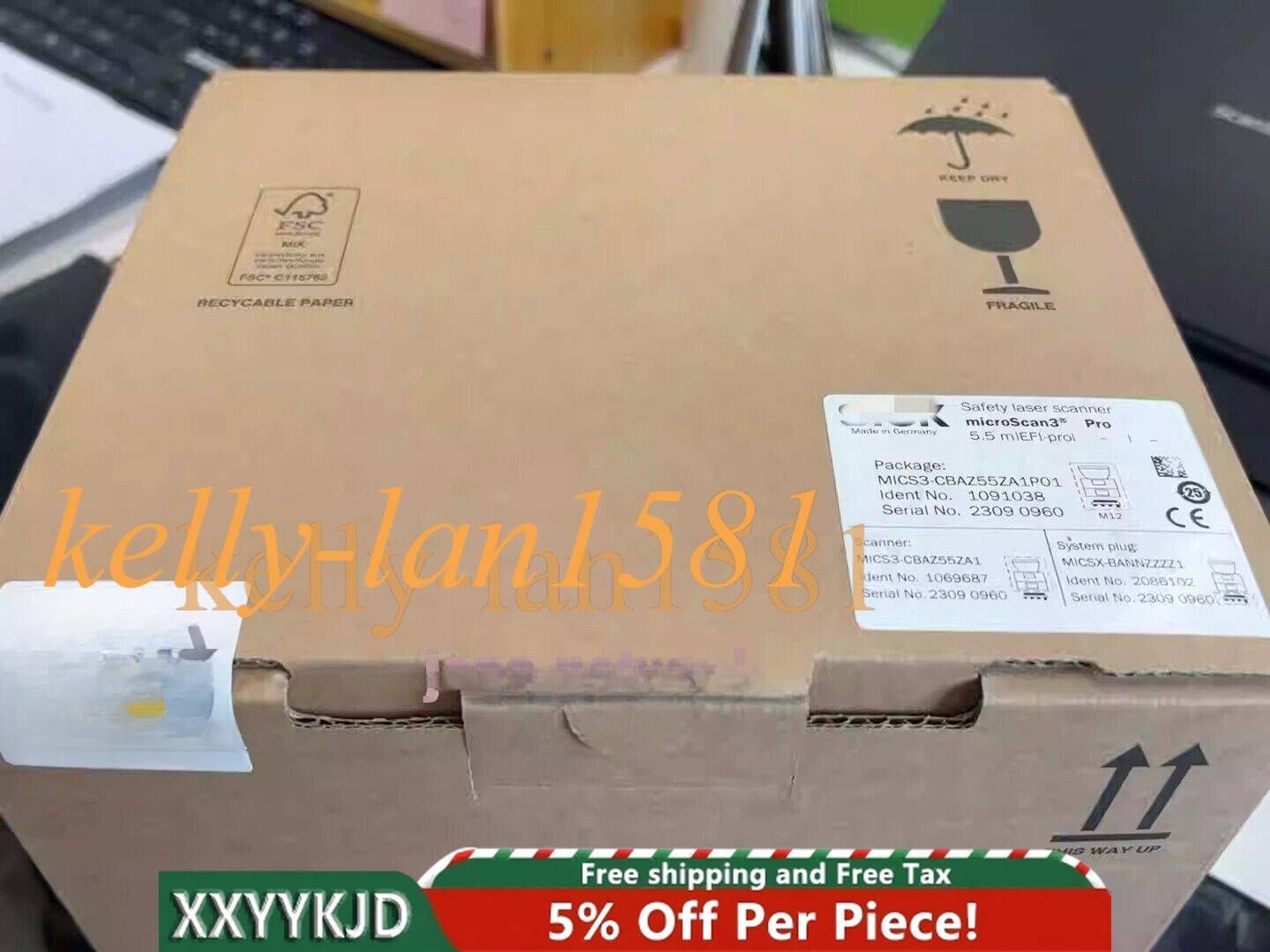 100% Test 1pc for NEW MICS3-CBAZ55ZA1P01 (by Fedex or DHL)