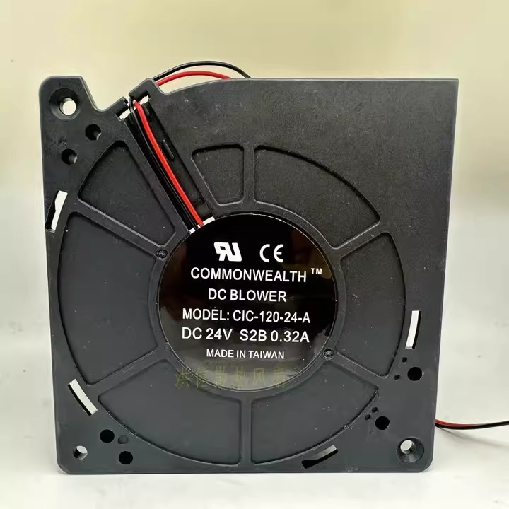 1PCS COMMONWEALTH DC BLOWER CIC-120-24V-A DC24V S2B 0.32A Fan