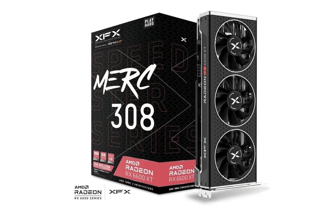 XFX Speedster MERC 308 AMD Radeon RX 6600 XT Black *original packaging*