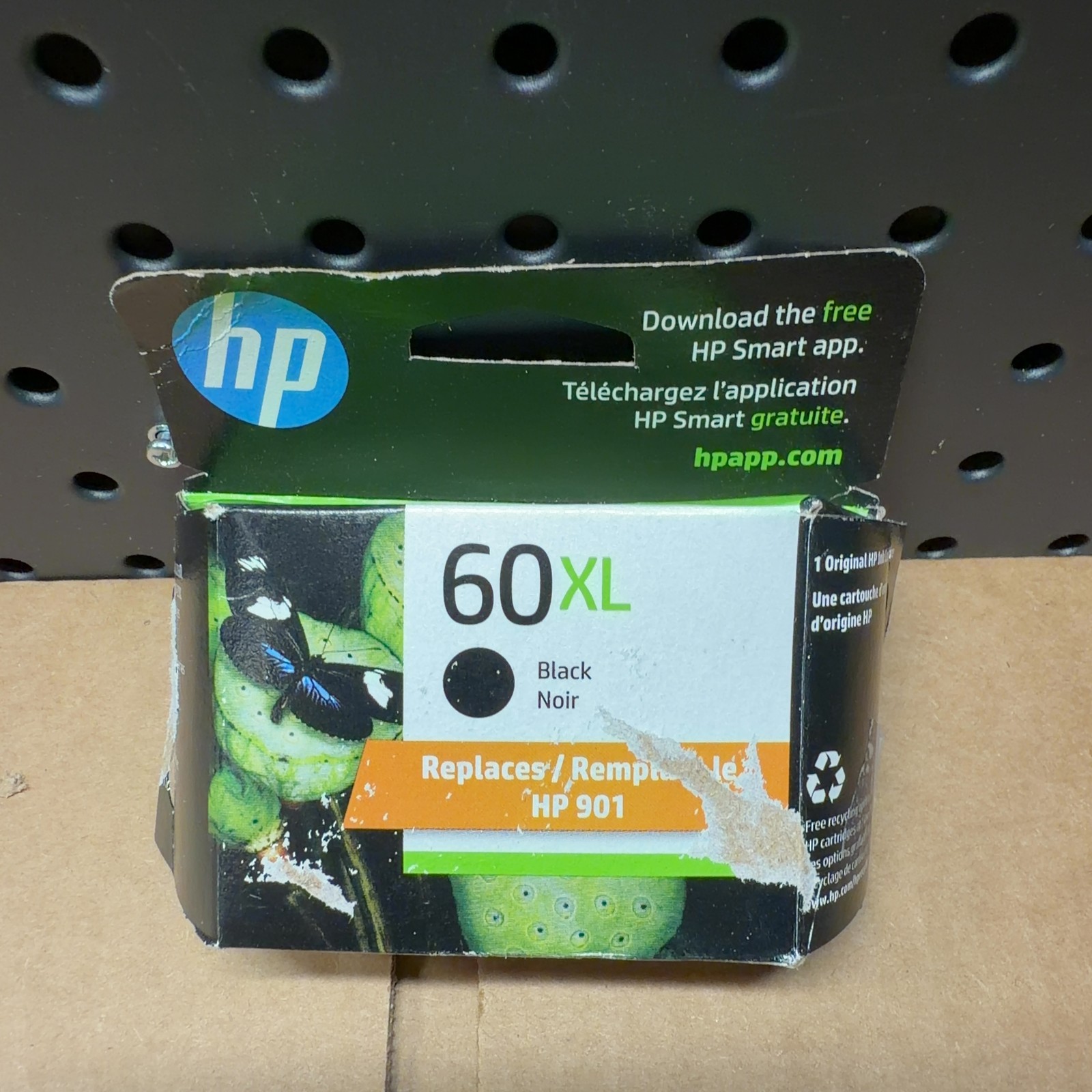 HP 60XL Black Ink Cartridge CC641WN#140 Genuine for HP Printer 600 Pages