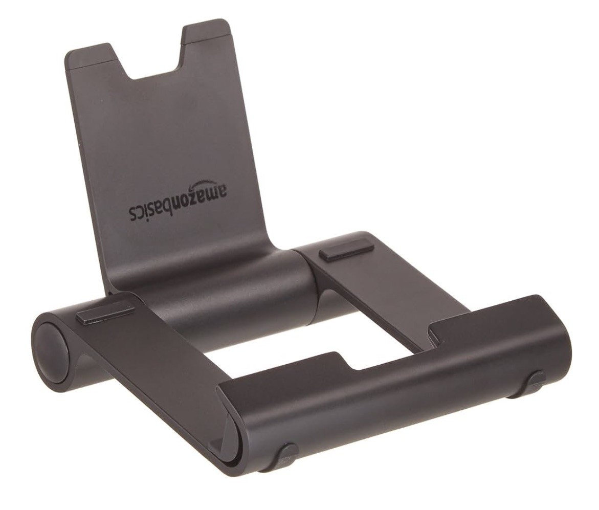 amazon basics multi angle portable stand For Tablets E Readers Phones Black