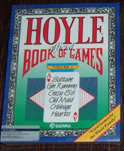 HOYLE'S BOOK OF GAMES Vol 1 By Sierra/Atari 1040 ST; Complete in Box