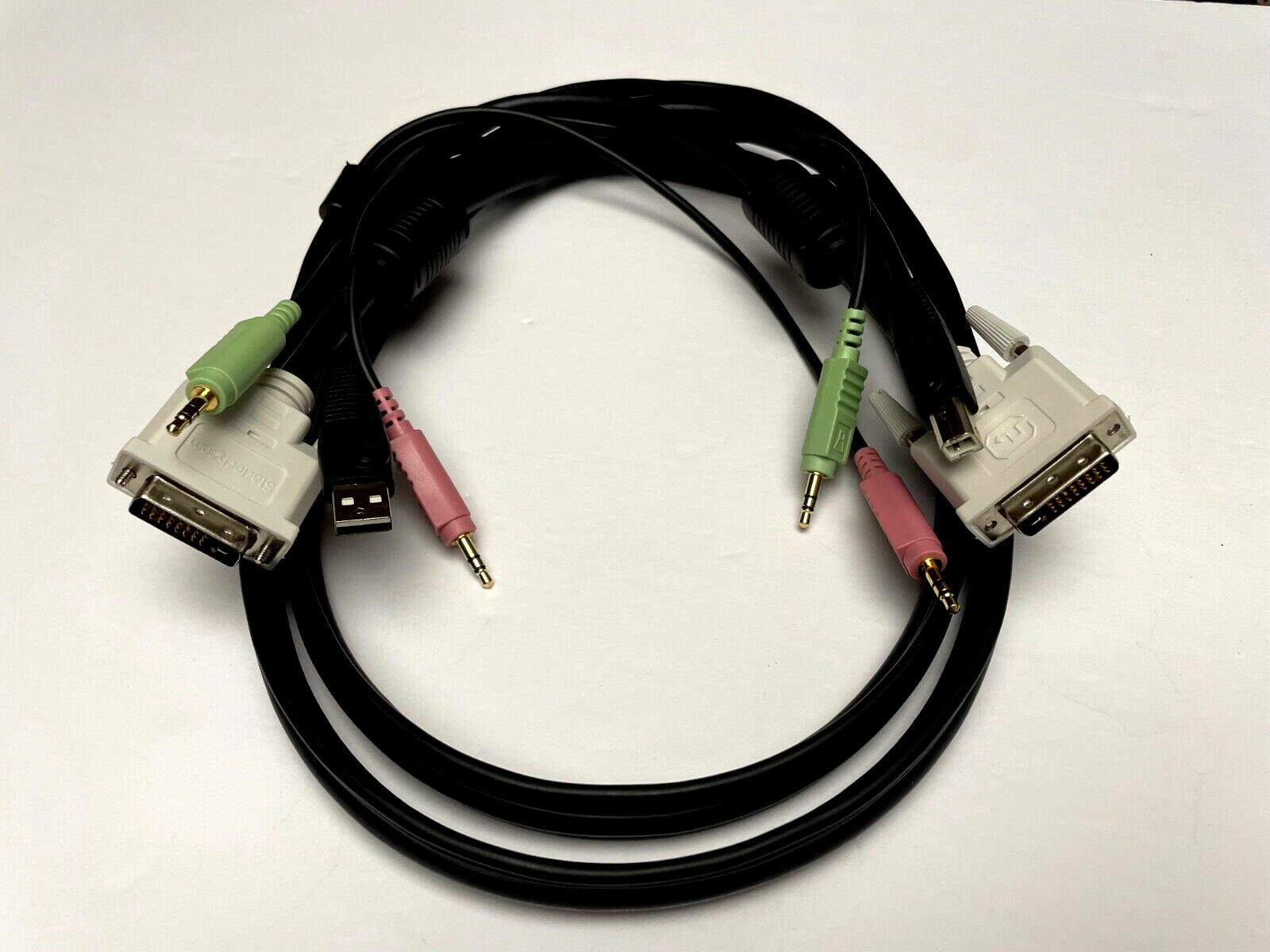 StarTech KVM CABLES 4-IN 1 USB-DVI-D  6 ft USB 2-in-1 KVM Cables DVID4N1USB6