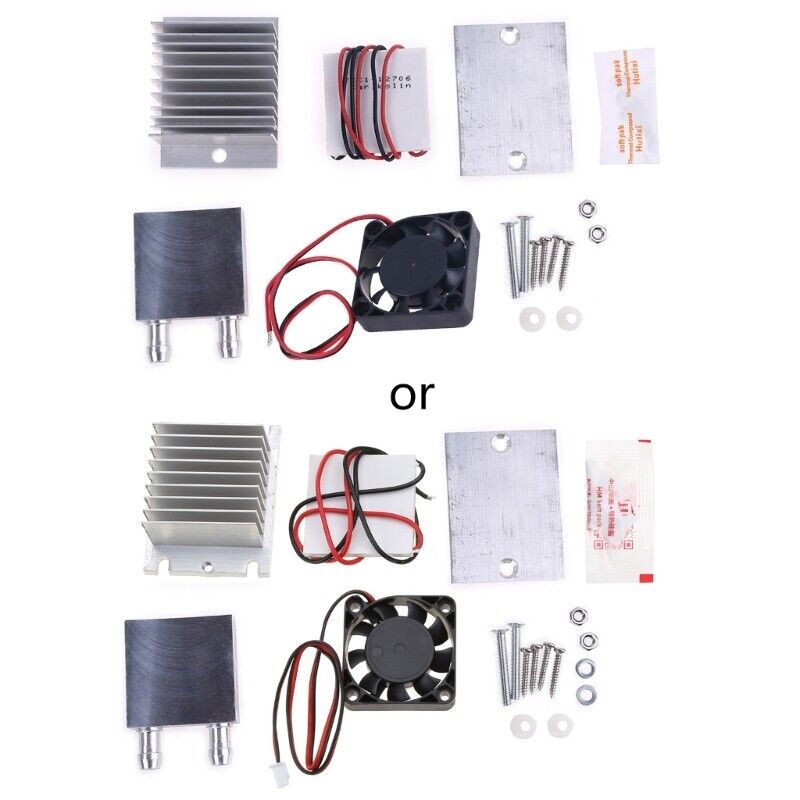 DIY Kits Thermoelectric Peltier Refrigeration Cooling System + Fan TEC1-12706
