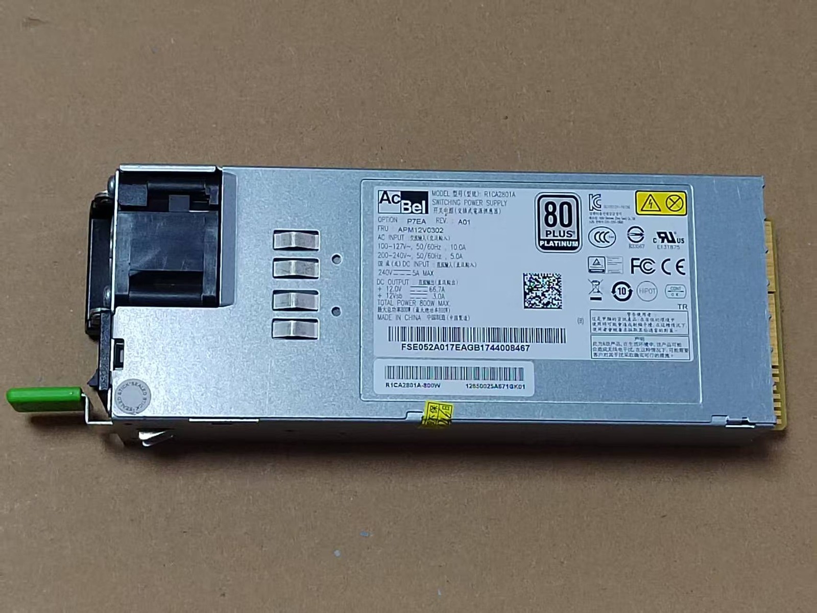 1PC For R1CA2801A 800W PSU Server Switching Power Supply