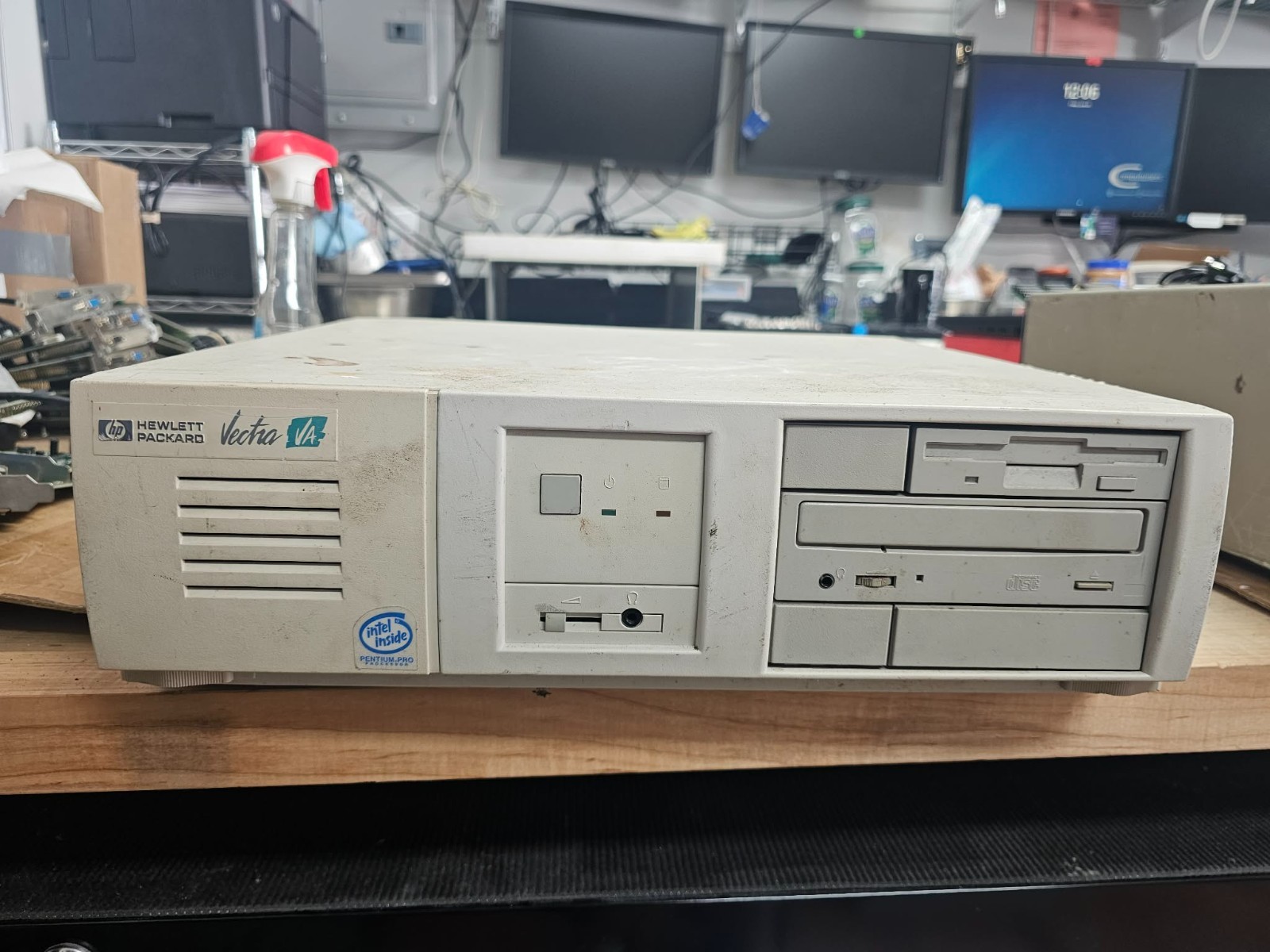 Retro Gaming Vintage HP Vectra VA 6/200 Retro Pc Pentium Pro 200mhz 96MB Sound