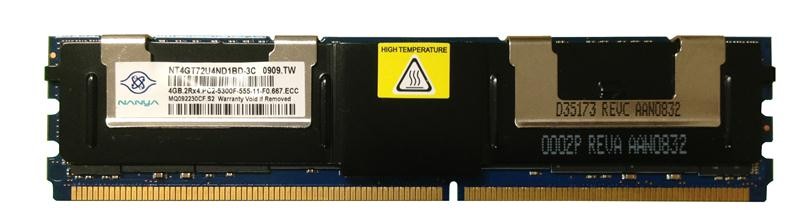 Nanya NT4GT72U4ND1BD-3C 4GB DDR2 Server RAM Memory- 5Pack