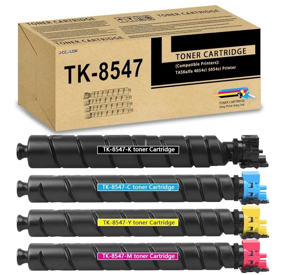TK-8547 High Yield Toner Cartridge 4Pk Kyocera TASKalfa 4054ci 5054ci +Chip BCYM