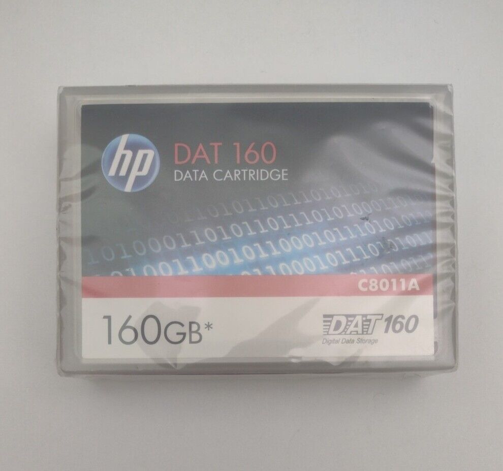 HP C8011A DAT 160 Data Cartridge 160GB New Sealed Made In Japan Hewlett Packard