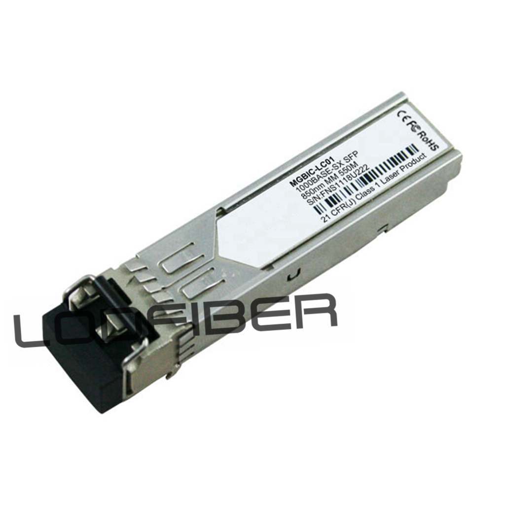 MGBIC-LC01 Extreme Networks Compatible 1000BASE-SX SFP, 850nm 550m Transceiver