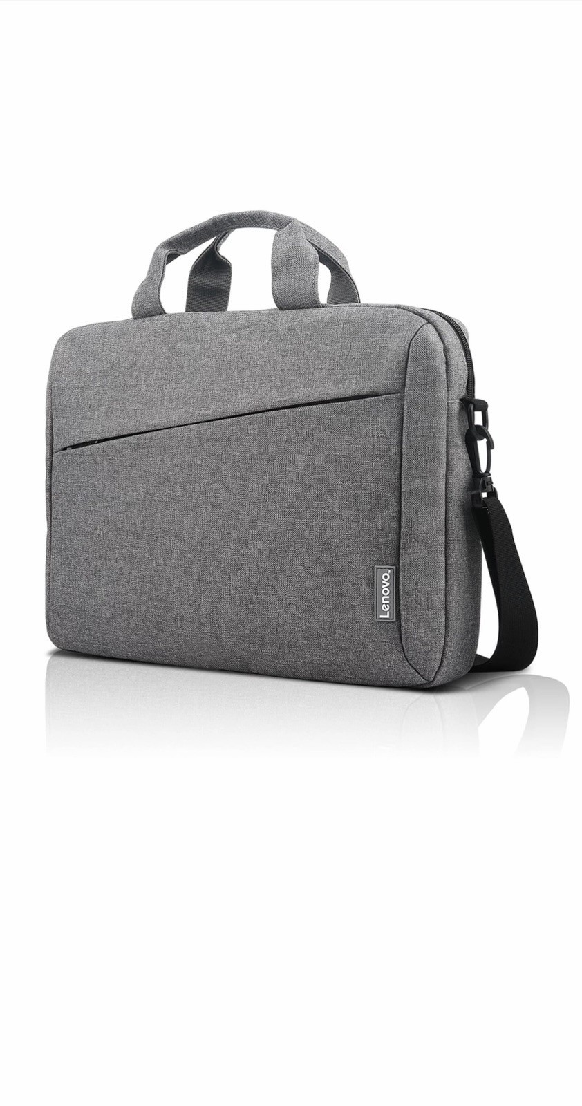 Lenovo 15.6 Inch T210 Gray Laptop Shoulder Bag Water Resistant Travel Friendly