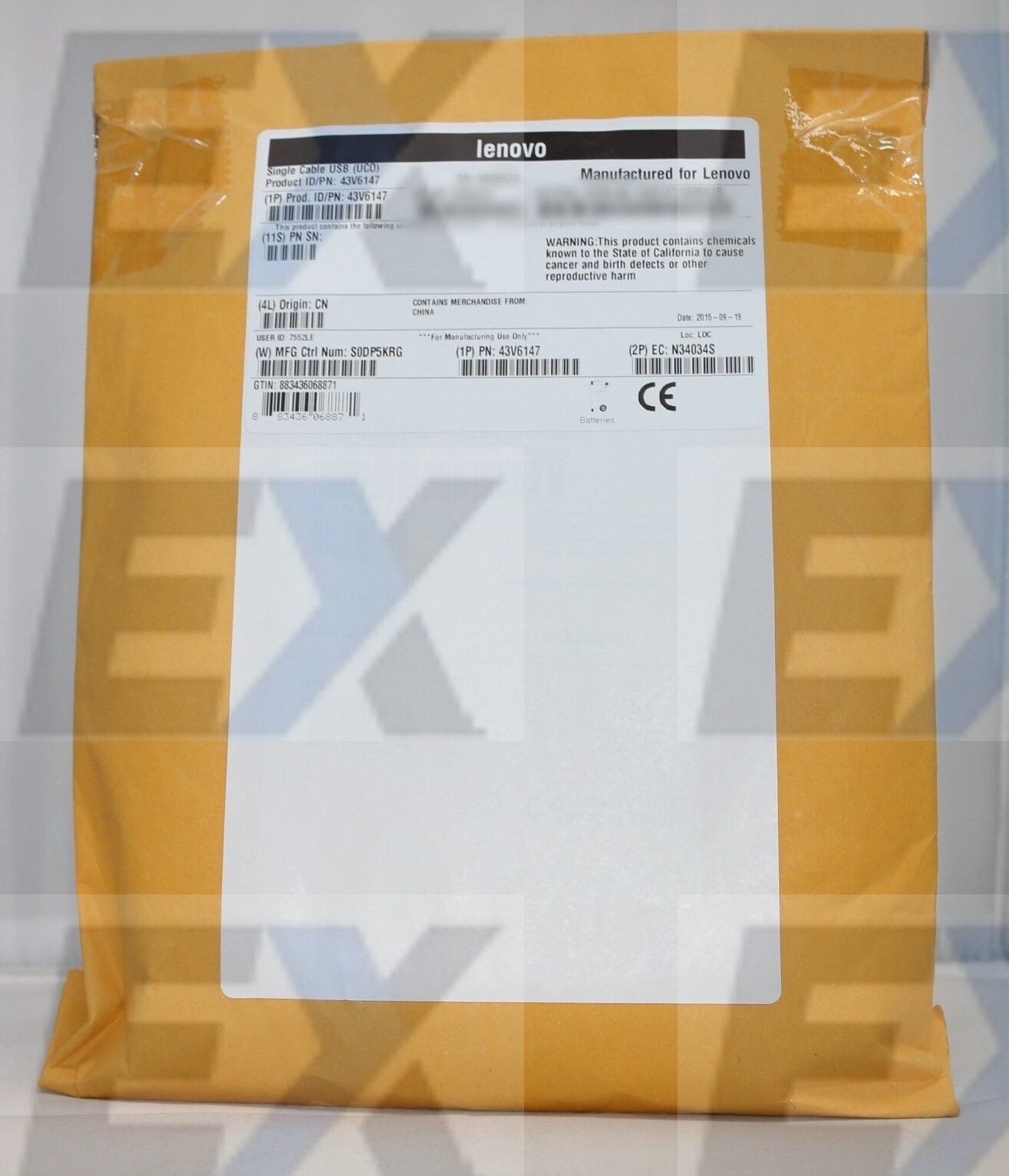 43V6147 - USB Conversion Option (UCO) (single) (FRU: 39M2909) Lenovo Brand NEW