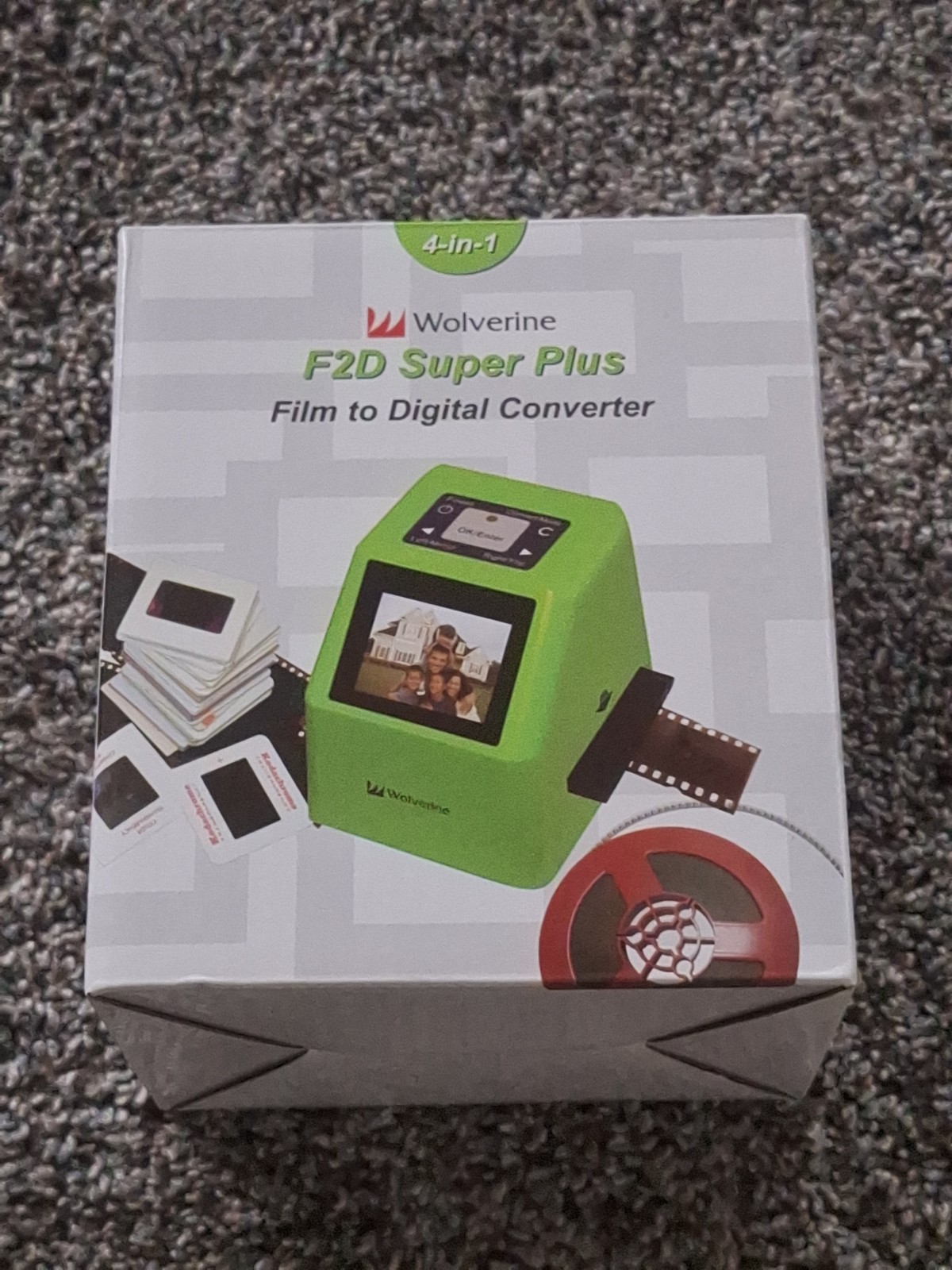 Wolverine F2D Super Plus Film to Digital Converter 35mm 126 110 Super 8 
