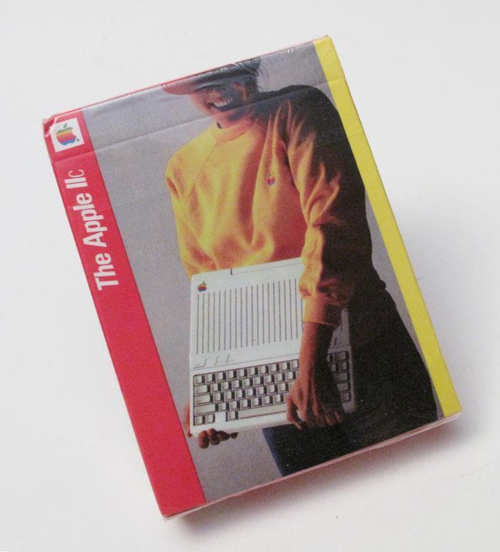 VINTAGE APPLE IIc COMPUTER PLAYING CARDS SEALED ULTRA RARE 1980s PROMOTIONAL