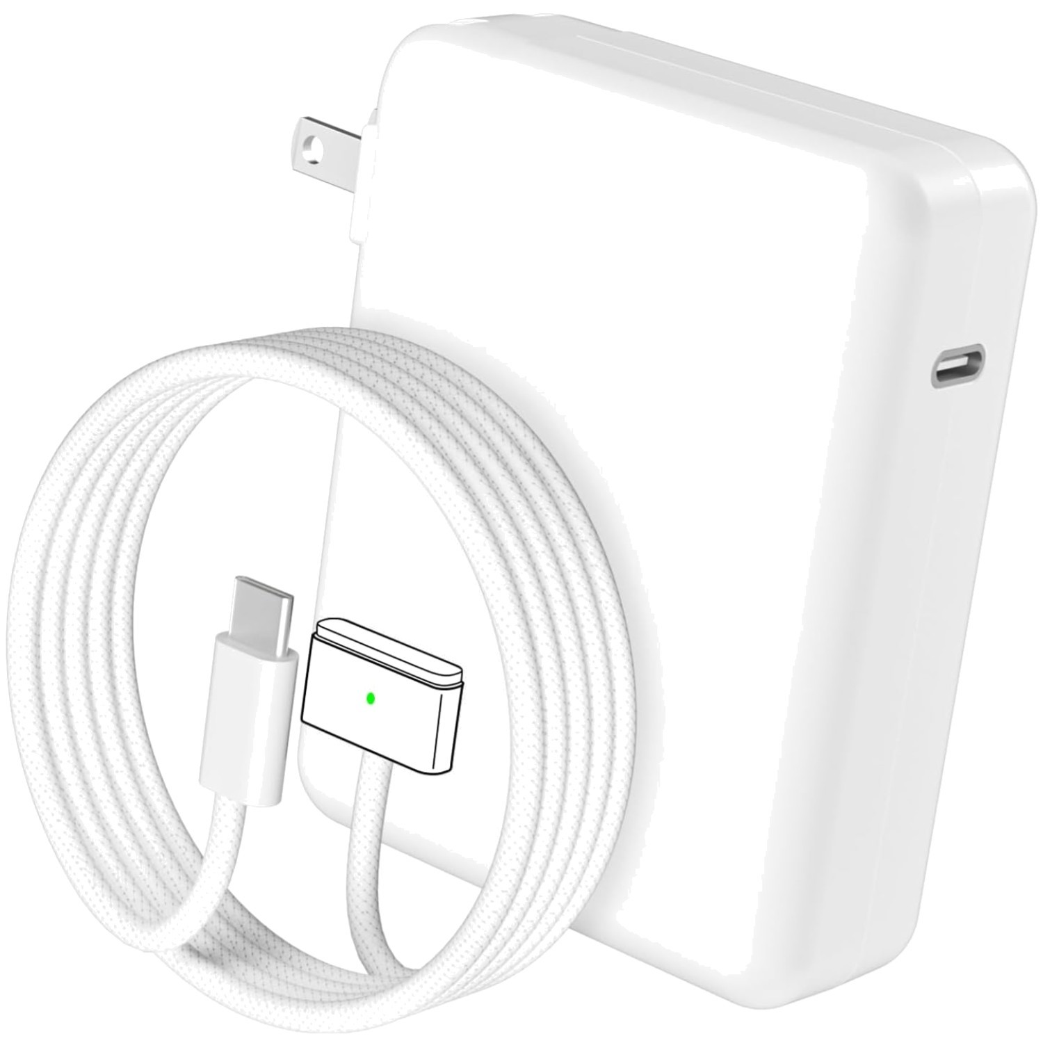 140W Mac Book Pro Charger with 6.6FT Braided Cable