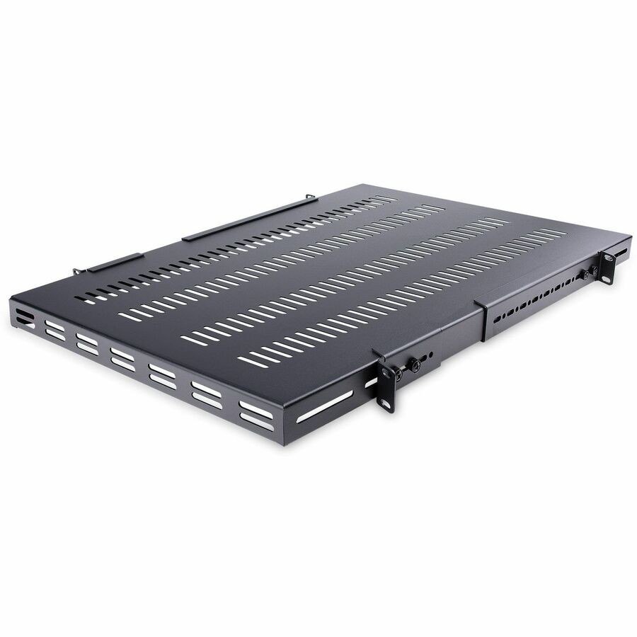 StarTech 1U 4-Post 19.5 to 38in Adjustable Mounting Depth Vented Rack Mount