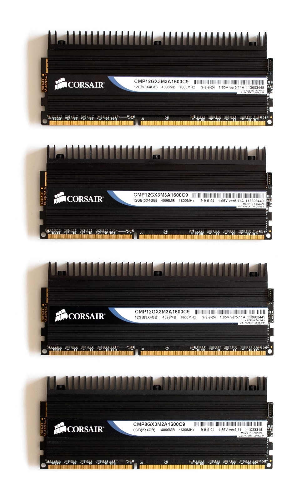 Corsair Dominator CMP12GX3M3A1600C9 16GB (4x4GB) DDR3 1600MHz Memory Ram