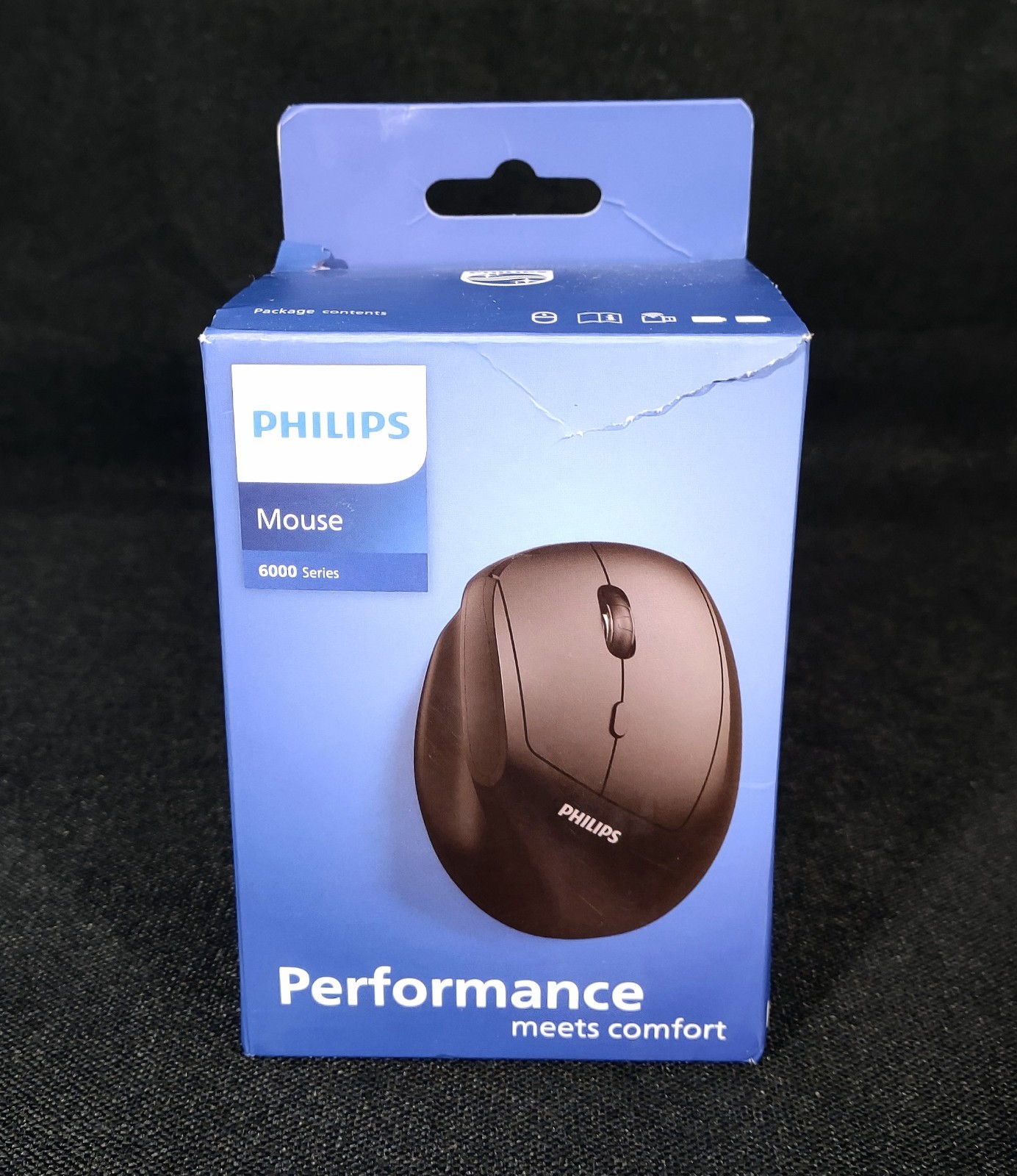 Philips SPK7628 Wireless Mouse Ergonomic Silent Optical USB-C Series 6000