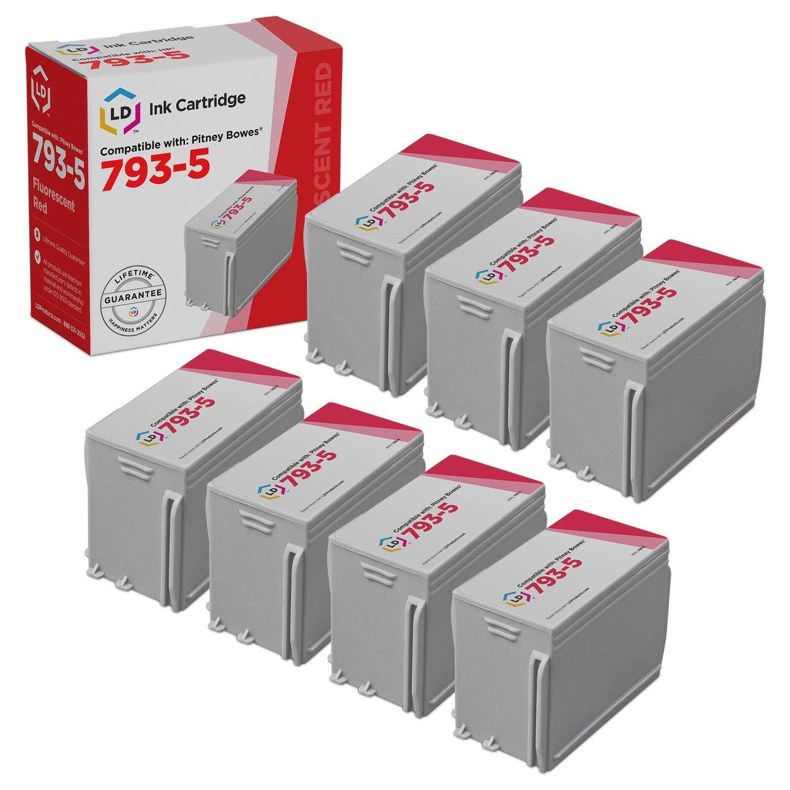 LD Comp Pitney Bowes 793-5 7pk Ink Mailing P700 DM100i DM125 DM200L