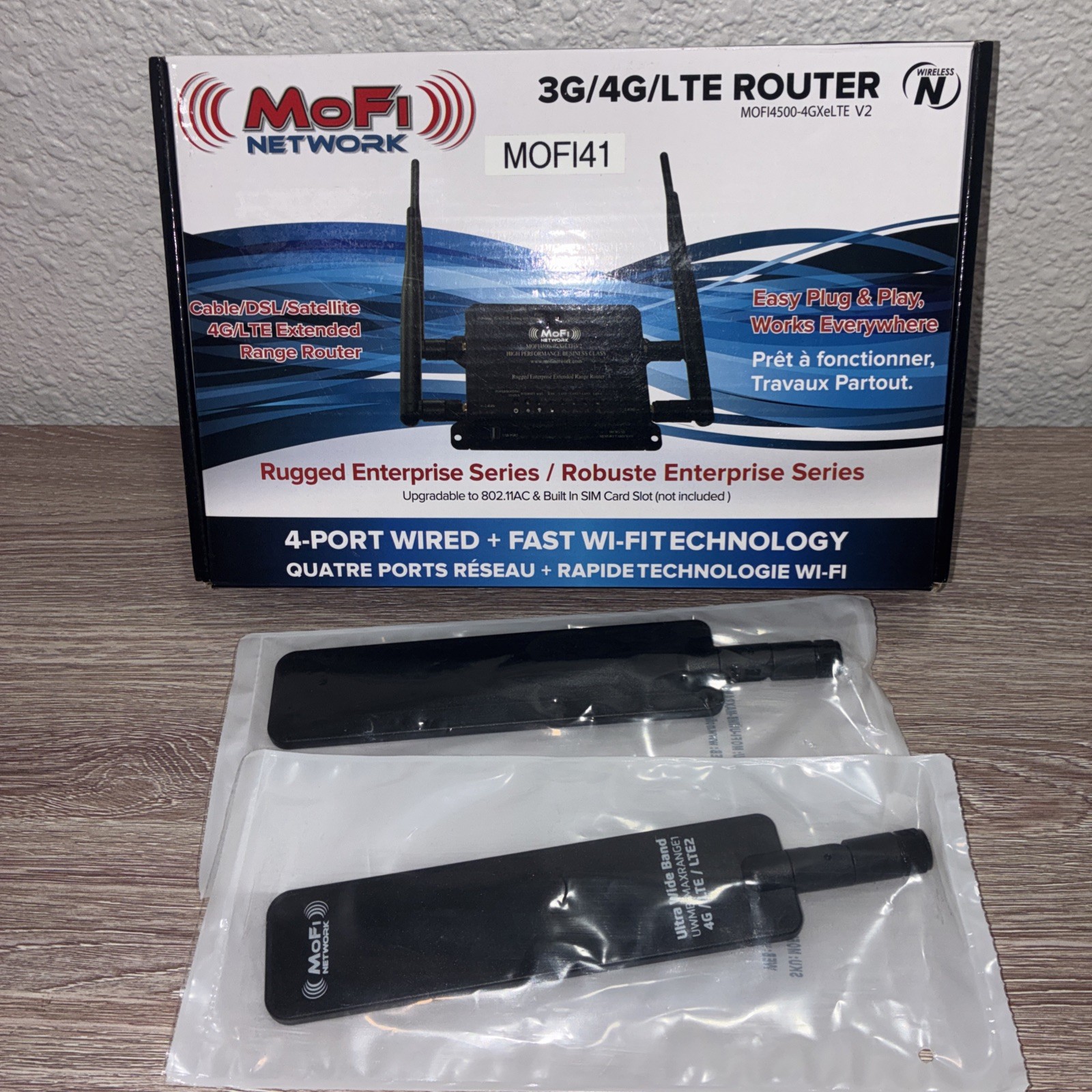 MoFi Network MOFI4500-4GXeLTEV2 High Performance Router - Open Box