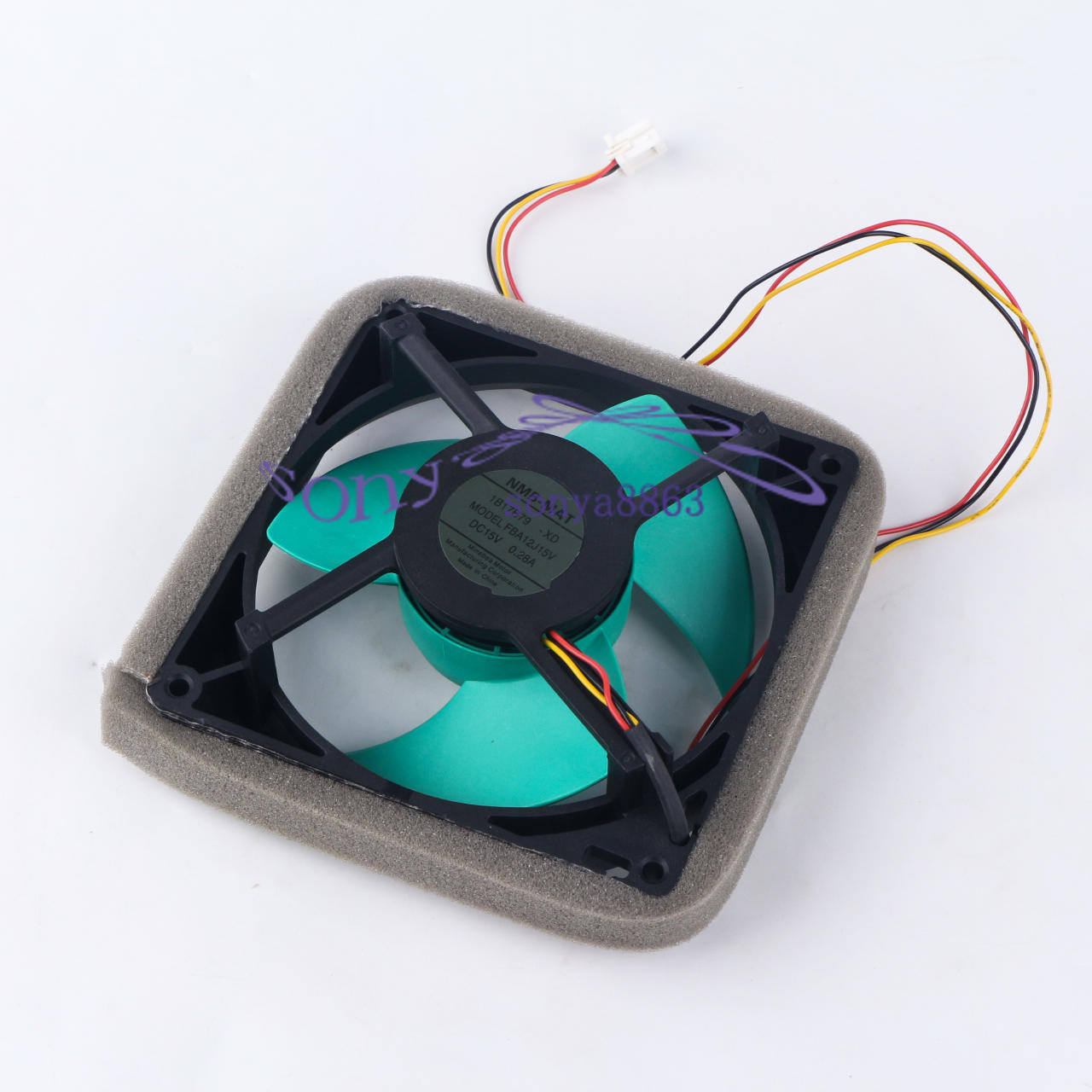 one NMB-MAT 15V 0.28A FBA12J15V for refrigerator cooling fan New