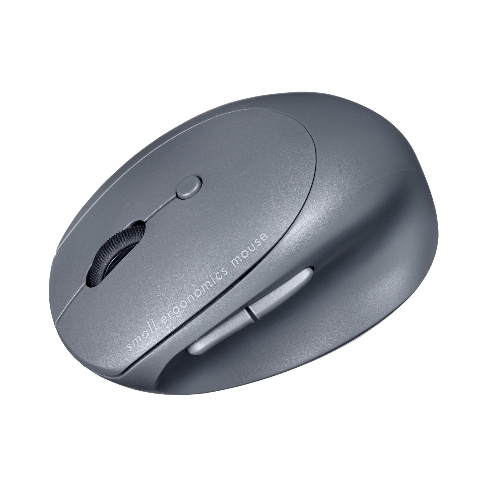 Sanwa Supply Quiet Bluetooth Small Ergonomic Mouse (Rechargeable 5Button Black)