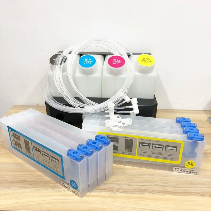 4+8 CISS Bulk Ink System | Large Cartridges & Ink Pots for Roland Mimaki Mutoh