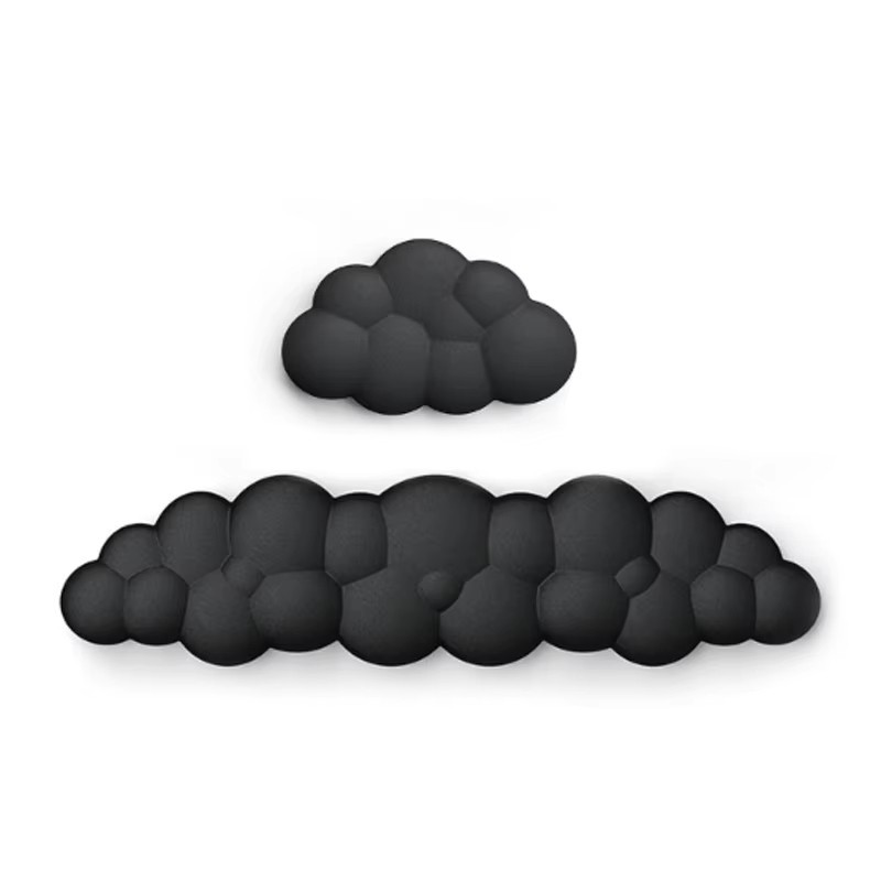 Cloud Shaped Wrist Rest Pad Soft Keyboard Mouse Support Cushion Anti Slip Base