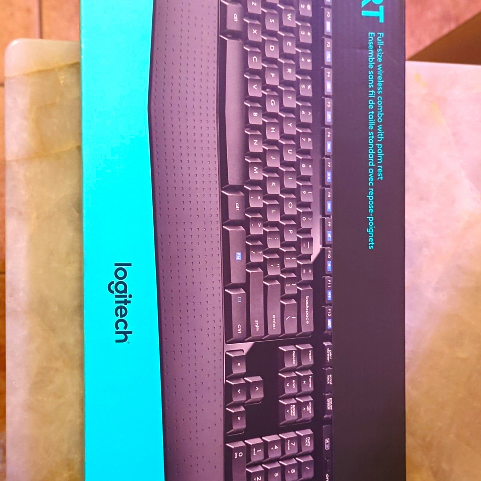 Logitech K345 Wireless Standard Keyboard, Black QWERTY English, Multimedia