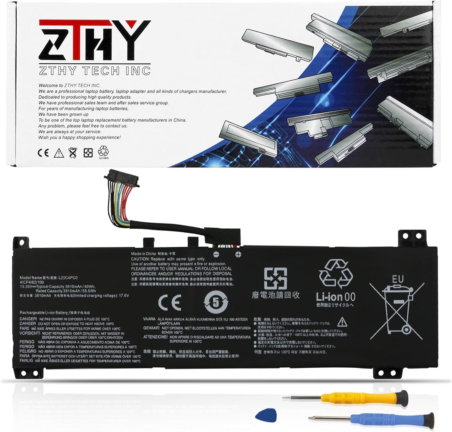 L20C4PC0 L20D4PC0 L20L4PC0 L20M4PC0 Battery Replacement for Lenovo Legion 5