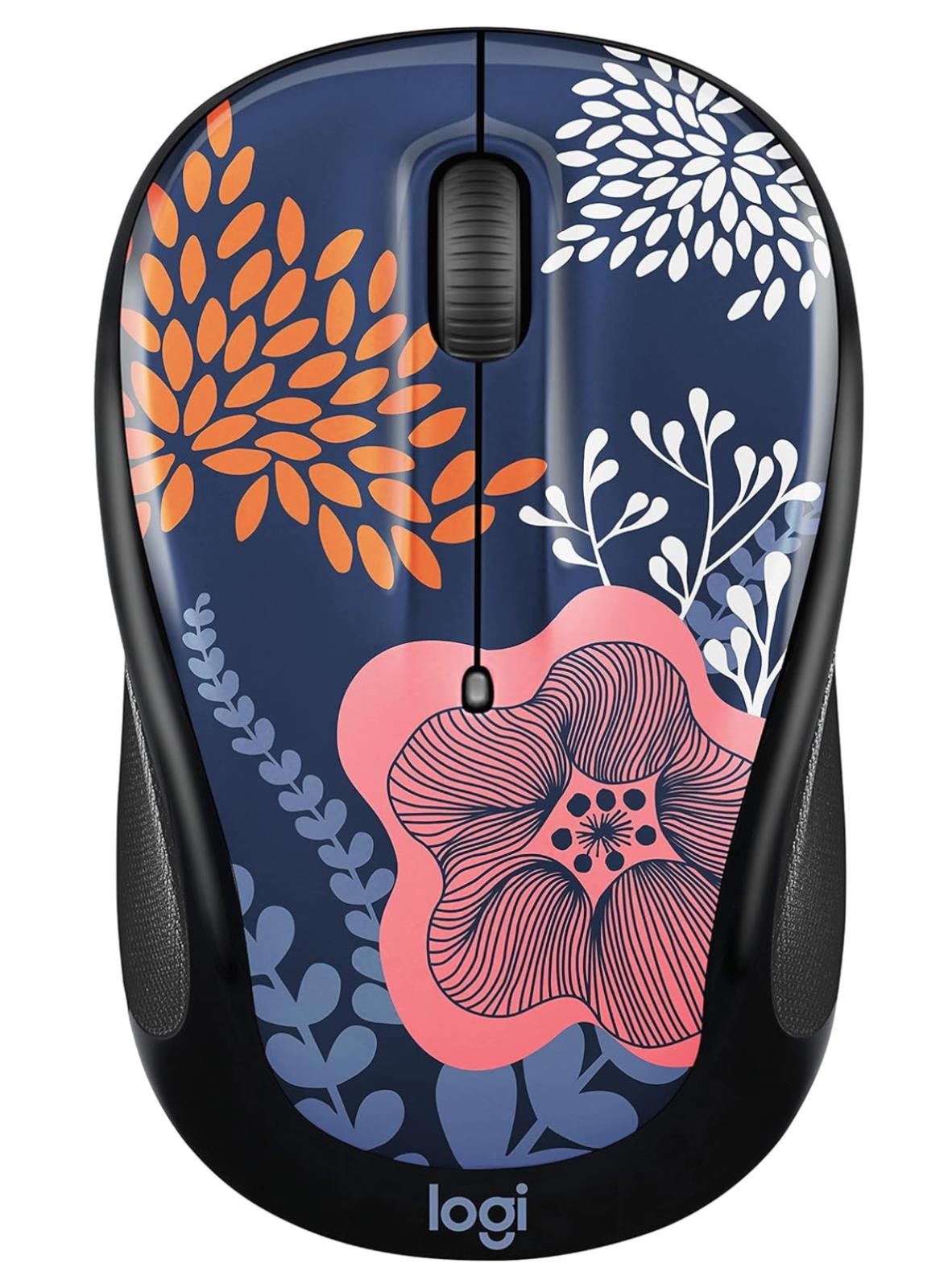 Logitech M317c Forest Floral Wireless Mouse USB Receiver Tested