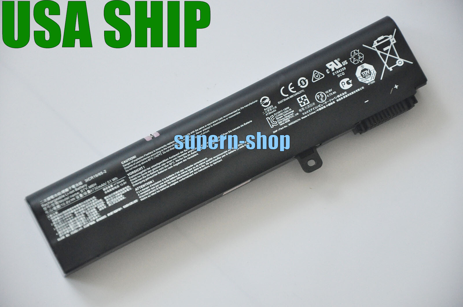New Genuine 4730mah BTY-M6H battery For MSI GE62VR GE72 GL62VR GL72M GP62 GL62M