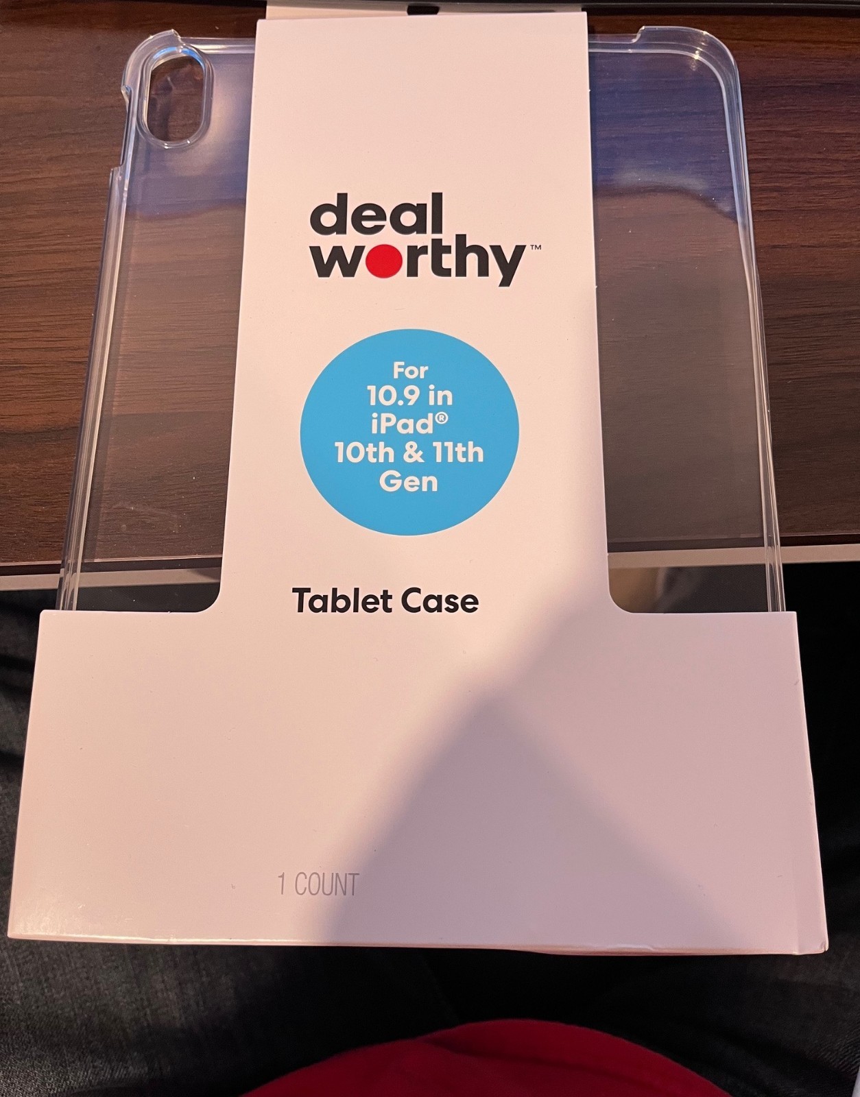 "Deal Worthy" Tablet Case for 10.9" iPad 10th & 11th Gen Clear Case