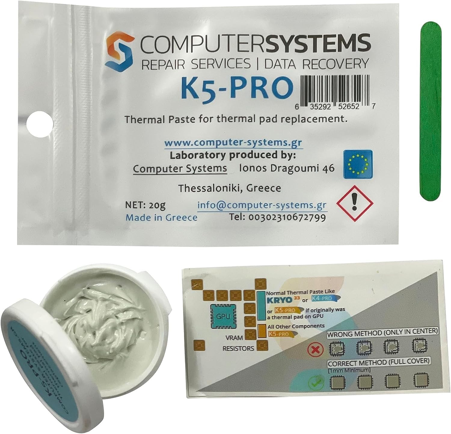 K5 PRO Viscous Thermal Paste for Thermal Pad Replacement 20g