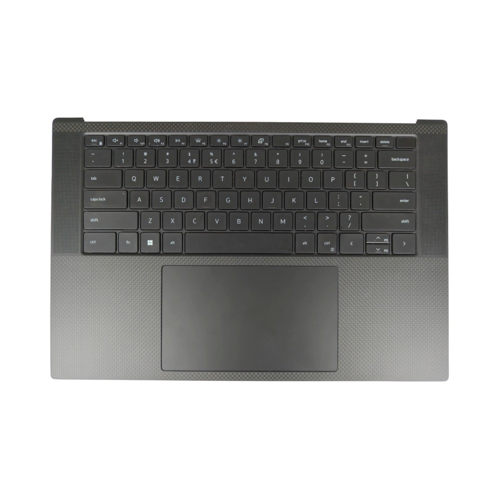For DELL XPS 9500 9510 9520 9530 Palmrest Backlit Keyboard Touchpad 0DKFWH 7C6RC