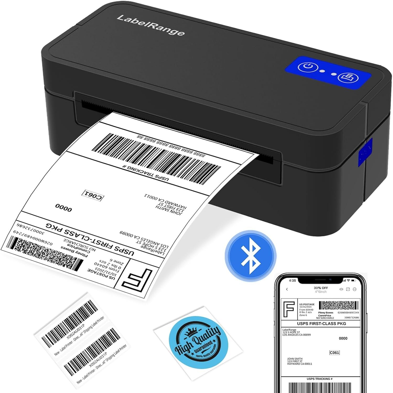 LabelRange RD560 4x6 Bluetooth Shipping Label Portable Printer